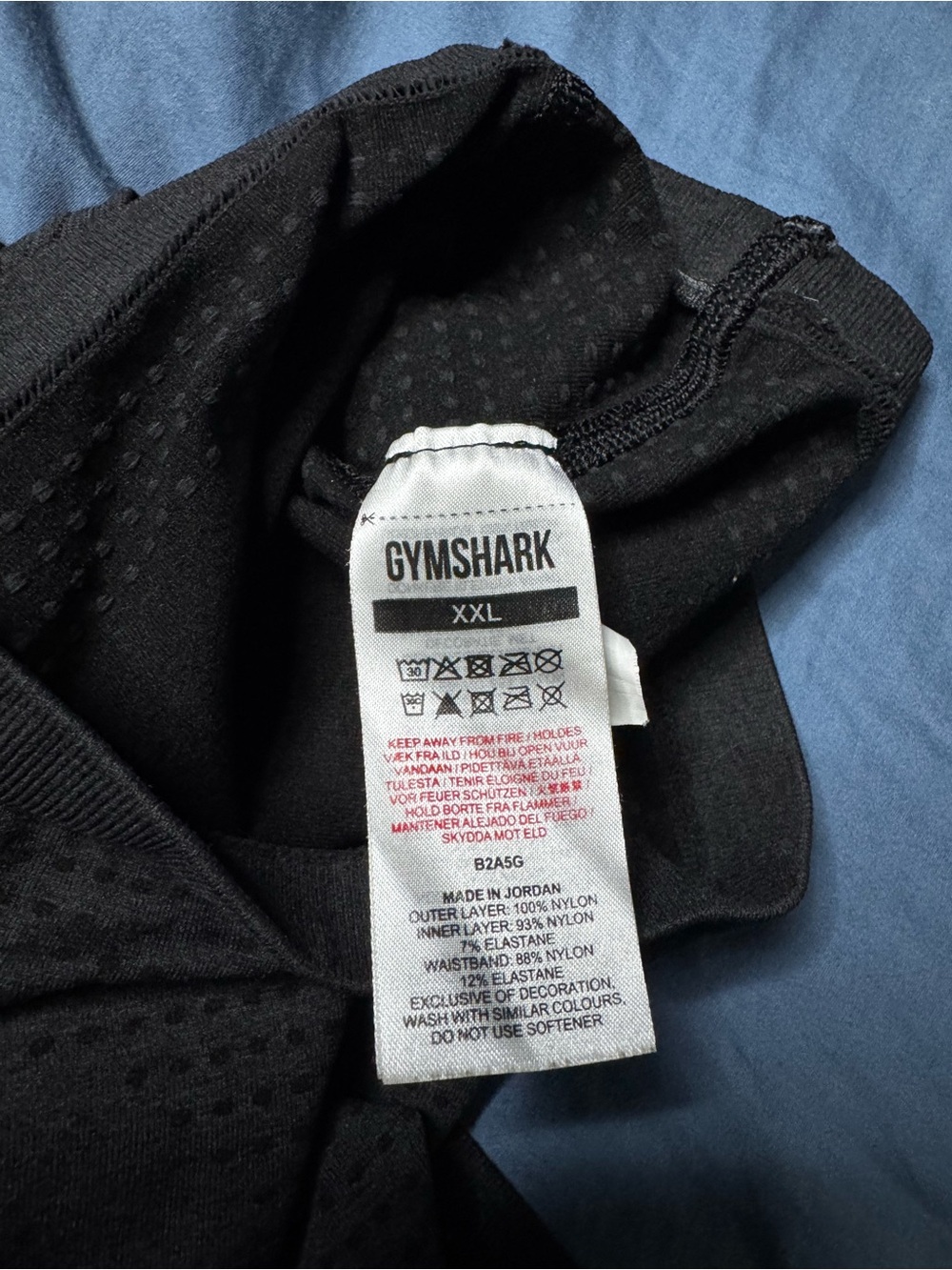 Gymshark Black Women's Double-Layer Athletic Shorts - Picture 2 of 2